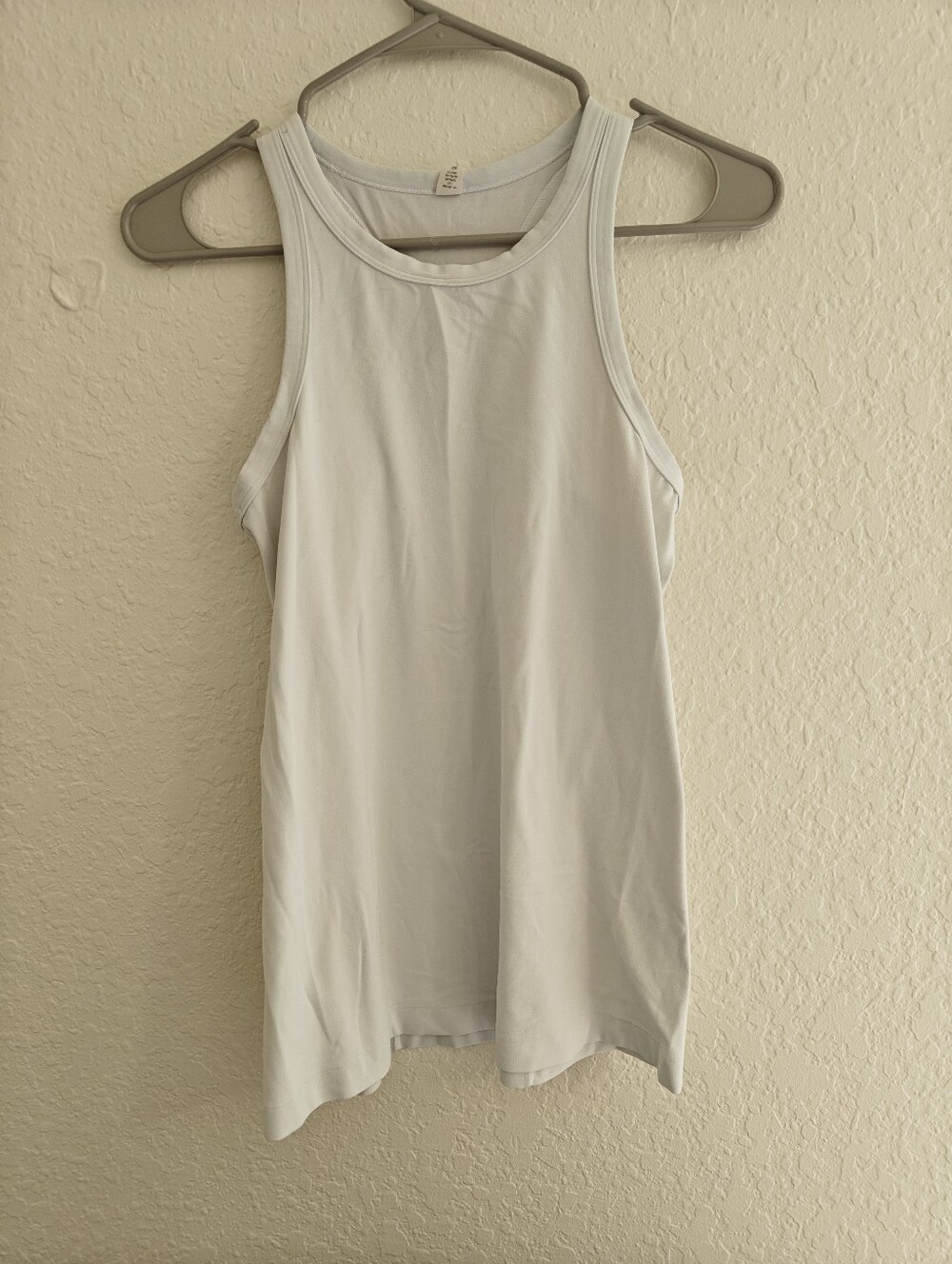 Lululemon Align Waist Length Racerback Tank Top White Women's Size 6 - Picture 2 of 4